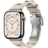 Apple Watch Hermes Series 10 46mm, Silver Titanium, Kilim Single Tour, Beton "MXJL3"