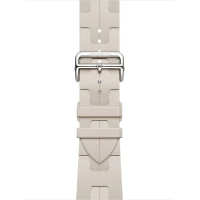 Apple Watch Hermes Series 10 46mm, Silver Titanium, Kilim Single Tour, Beton "MXJL3"