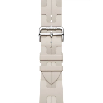 Apple Watch Hermes Series 10 46mm, Silver Titanium, Kilim Single Tour, Beton "MXJL3"