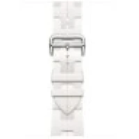 Apple Watch Hermes 11, 42mm, Silver, Kilim Single Tour Deployment Buckle, Blanc 