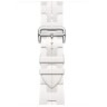 Apple Watch Hermes 11, 42mm, Silver, Kilim Single Tour Deployment Buckle, Blanc 