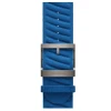 Apple Watch Hermes Ultra 3, 49mm, Natural Titanium, спортивный ремешок En Mer, Blue Hidra