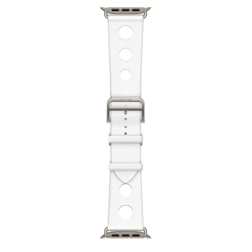 Apple Watch Hermes Ultra 3, 49mm, Natural Titanium, спортивный ремешок Scub’H Diving, Blanc