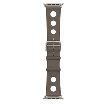 Apple Watch Hermes Ultra 3, 49mm, Natural Titanium, спортивный ремешок Scub’H Diving, Gris Titane
