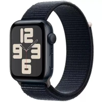 Apple Watch SE Gen 2 2024, 40mm, MRE03, Midnight, текстильный ремешок цвета "Тёмная ночь"