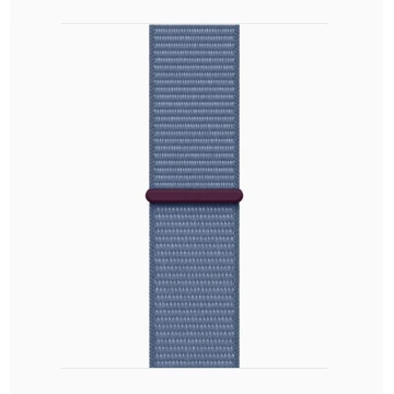 Apple Watch SE Gen 2 2024, 40mm, MRE33, Silver, текстильный ремешок цвета "Зимний Синий"