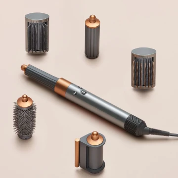 Стайлер Dyson Airwrap Complete Long HS05 (Bright Nickel/Bright Copper), с кейсом