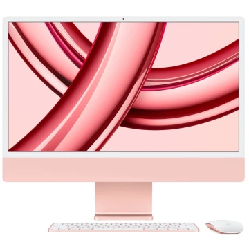 Apple iMac 24" MQRD3 Retina 4,5K, M3 (8C CPU, 8C GPU, 2023), 8 ГБ, 256 ГБ SSD, розовый