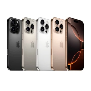 Apple iPhone 16 Pro Max, SIM + eSIM, 256 ГБ, песчаный титановый