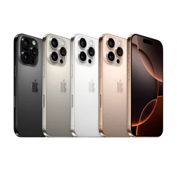 Apple iPhone 16 Pro Max, SIM + eSIM, 256 ГБ, титановый белый