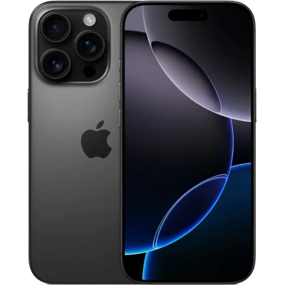 Apple iPhone 16 Pro, SIM + eSIM, 128 ГБ, титановый чёрный