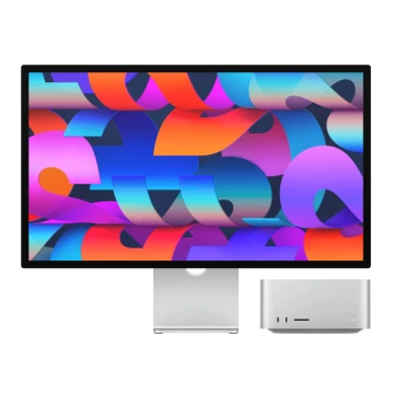 Apple Mac Studio M3 Ultra (28 CPU, 60 GPU), 96 ГБ, 1 ТБ SSD, MU973, Серебристый 