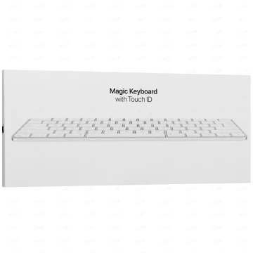 Клавиатура беспроводная Apple Magic Keyboard с Touch ID, серебристая
