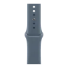 Apple Watch Series 11, 46mm, Space Gray Aluminum Case with Anchor Blue Sport Band - S/M
