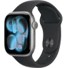 Apple Watch Series 11, 46mm, Space Gray Aluminum Case with Black Sport Band - M/L