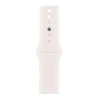 Apple Watch Series 11, 46mm, Space Gray Aluminum Case with Light Blush Sport Band - S/M