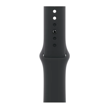 Apple Watch Series 11, 42mm, Jet Black Aluminum Case with Black Sport Band - M/L