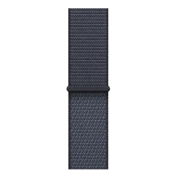 Apple Watch Series 11, 42mm, Jet Black Aluminum Case with Anchor Blue Sport Loop