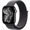 Apple Watch Series 11, 42mm, Jet Black Aluminum Case with Dark Gray Sport Loop