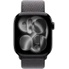 Apple Watch Series 11, 42mm, Jet Black Aluminum Case with Dark Gray Sport Loop