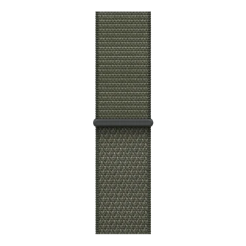 Apple Watch Series 11, 42mm, Jet Black Aluminum Case with Forest Sport Loop