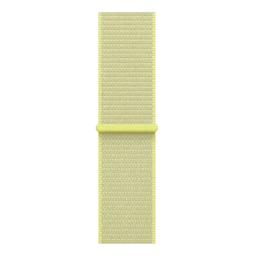 Apple Watch Series 11, 42mm, Jet Black Aluminum Case with Neon Yellow Sport Loop