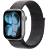 Apple Watch Series 11, 46mm, Space Gray Aluminum Case with Dark Gray Sport Loop