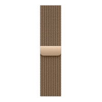 Apple Watch Series 11, 42mm, Gold Titanium Case with Gold Milanese Loop