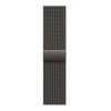Apple Watch Series 11, 42mm, Natural Titanium Case with Slate Milanese Loop