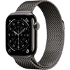 Apple Watch Series 11, 46mm, Slate Titanium Case with Slate Milanese Loop