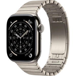 Apple Watch Series 11, 42mm, Natural Titanium Case with Natural Link Bracelet