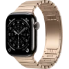 Apple Watch Series 11, 46mm, Slate Titanium Case with Gold Link Bracelet