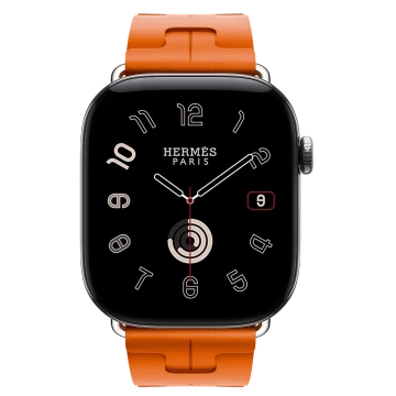 Apple Watch Hermes 12, 42mm, Silver, Deployment Buckle Kilim, Orange