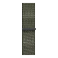 Apple Watch SE 3, GPS + Cellular, 40mm, Midnight Aluminum Case with Forest Sport Loop
