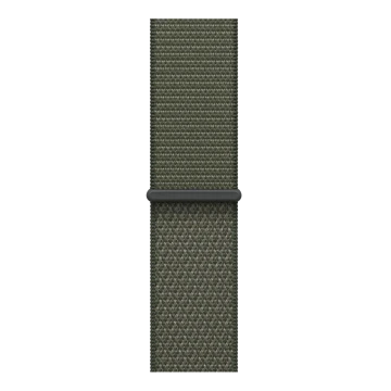 Apple Watch SE 3, GPS + Cellular, 40mm, Midnight Aluminum Case with Forest Sport Loop