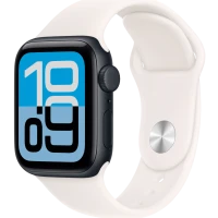 Apple Watch SE 3, GPS + Cellular, 40mm, Midnight Aluminum Case with Light Blush Sport Band - S/M