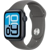 Apple Watch SE 3, GPS + Cellular, 40mm, Midnight Aluminum Case with Stone Gray Sport Band - M/L