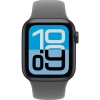 Apple Watch SE 3, GPS + Cellular, 40mm, Midnight Aluminum Case with Stone Gray Sport Band - M/L