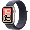 Apple Watch SE 3, GPS + Cellular, 40mm, Starlight Aluminum Case with Anchor Blue Sport Loop