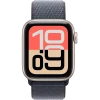 Apple Watch SE 3, GPS + Cellular, 40mm, Starlight Aluminum Case with Anchor Blue Sport Loop