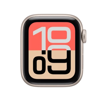 Apple Watch SE 3, GPS+Cellular, 40mm, Starlight Aluminum Case with Light Blush Sport Band - M/L