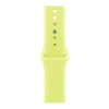 Apple Watch SE 3, GPS+Cellular, 40mm, Starlight Aluminum Case with Neon Yellow Sport Band - S/M