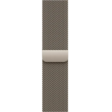  Apple Watch Series 12, 42mm, Natural Titanium Case with Natural Milanese Loop (MJNL4)