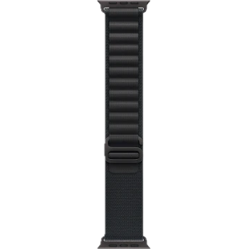 Apple Watch Ultra 3, 49mm, Black Titanium, Alpine Loop, Black - L