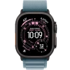 Apple Watch Ultra 3, 49mm, Black Titanium, Alpine Loop, Light Blue - M