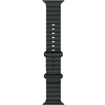 Apple Watch Ultra 3, 49mm, Black Titanium, Ocean Band, Black