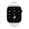 Apple Watch Hermes 11, 42mm, Silver, Kilim Single Tour Deployment Buckle, Blanc 