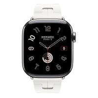 Apple Watch Hermes 11, 42mm, Silver, Kilim Single Tour Deployment Buckle, Blanc 