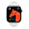 Apple Watch Hermes 11, 42mm, Silver, Kilim Single Tour Deployment Buckle, Blanc 