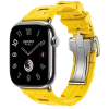 Apple Watch Hermes 11, 42mm, Silver, Kilim Single Tour Deployment Buckle, Sun